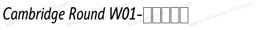 Cambridge Round W01字体转换